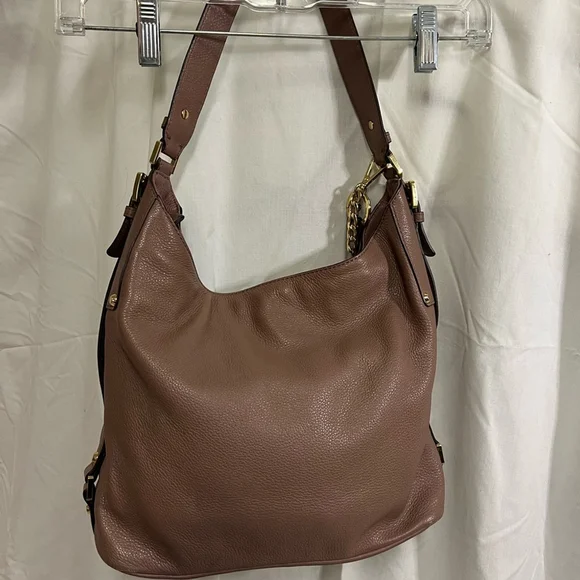 Michael Kors Brown Leather Shoulder Bag - Picture 4 of 16